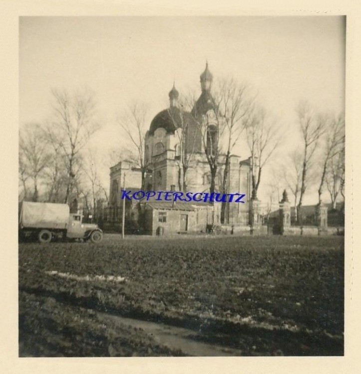 Барвенково. Церковь Успения Пресвятой Богородицы. архивная фотография, Фото 1942 г. с аукциона e-bay.de