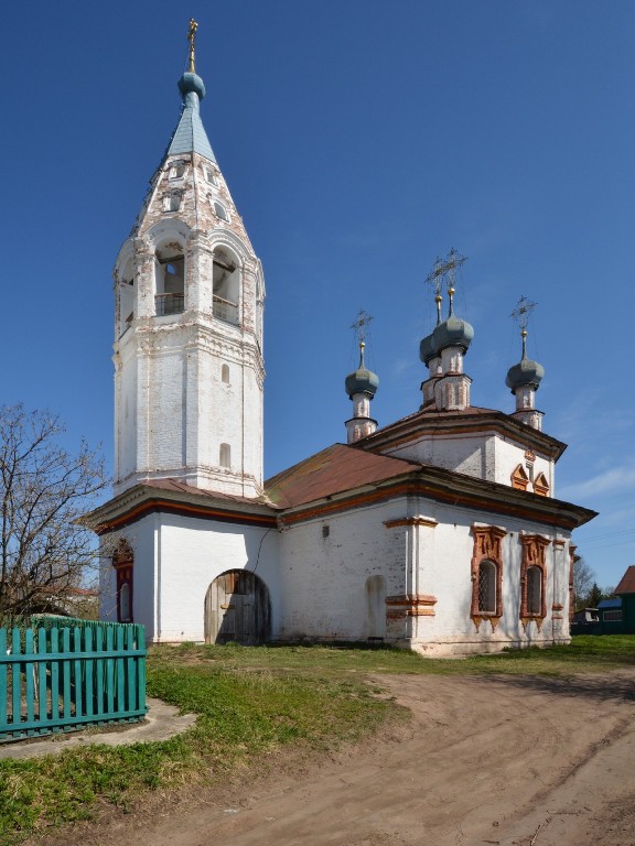 Церковь Благовещения Пресвятой Богородицы, Устюжна (Устюженский район, Вологодская область). фасады, Вид с юго-запада
