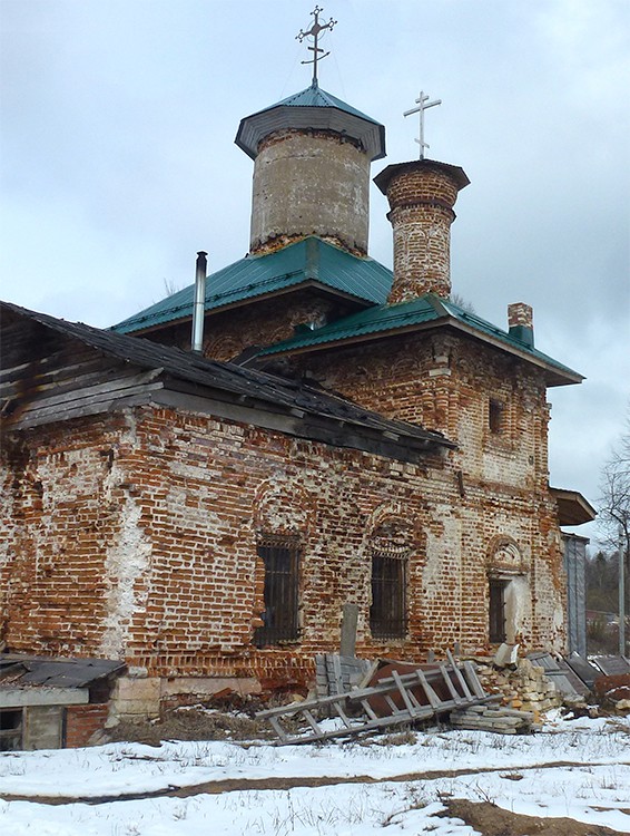 Сивково. Церковь Спаса Преображения. фасады