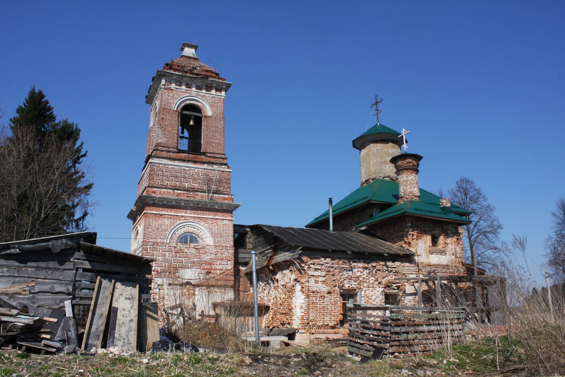 Сивково. Церковь Спаса Преображения. фасады