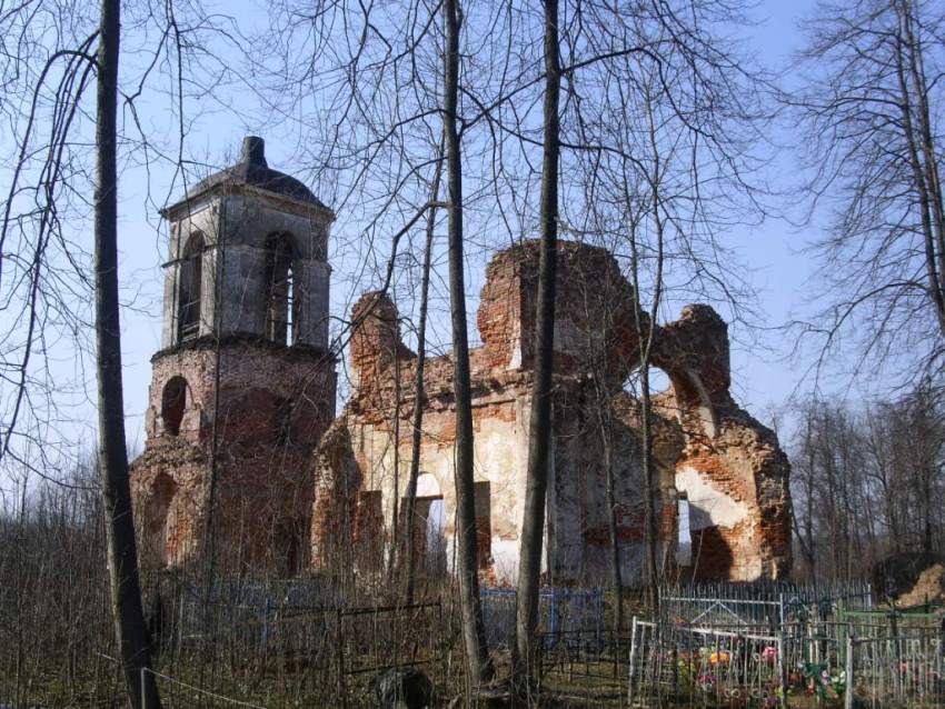 Церковь Димитрия Солунского, Ивакино (Можайский городской округ, Московская область). фасады, вид с юго-востока