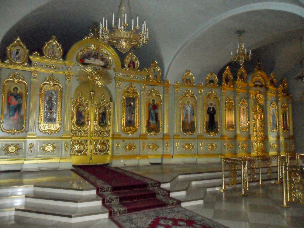 Кафедральный собор Преображения Господня, Тамбов (Тамбов, город, Тамбовская область). интерьер и убранство, Иконостас нижнего храма собора