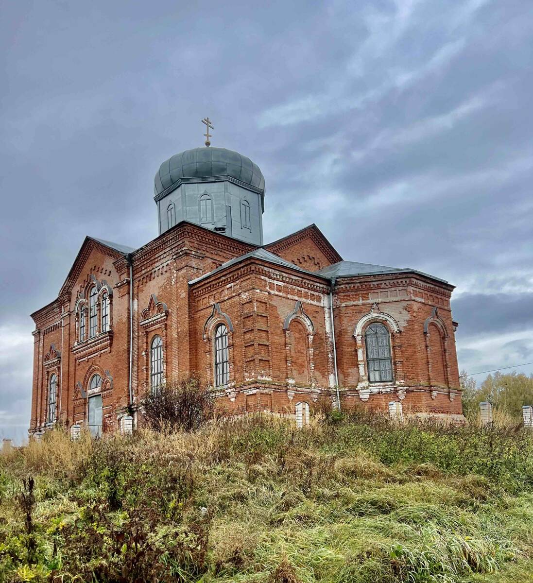 Церковь Троицы Живоначальной, Апраксино (Большеболдинский район, Нижегородская область). фасады