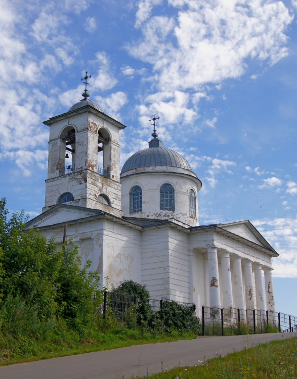 Пожарки. Церковь Николая Чудотворца. фасады