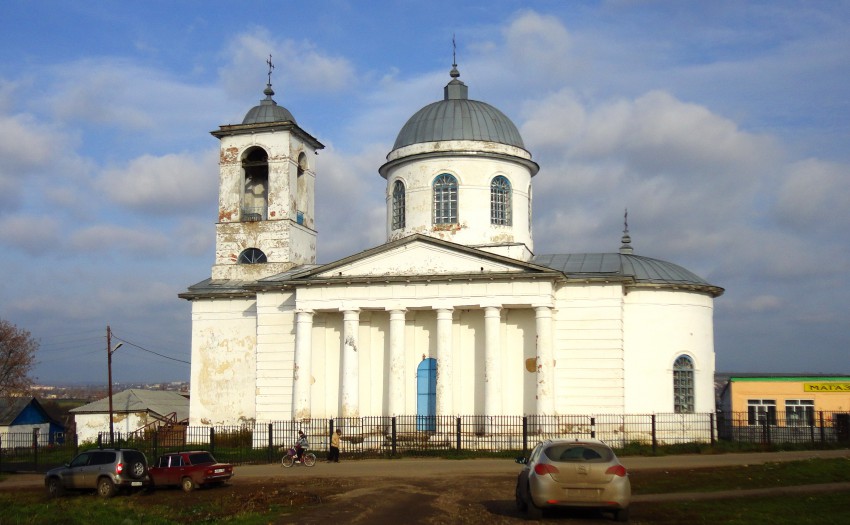 Пожарки. Церковь Николая Чудотворца. фасады
