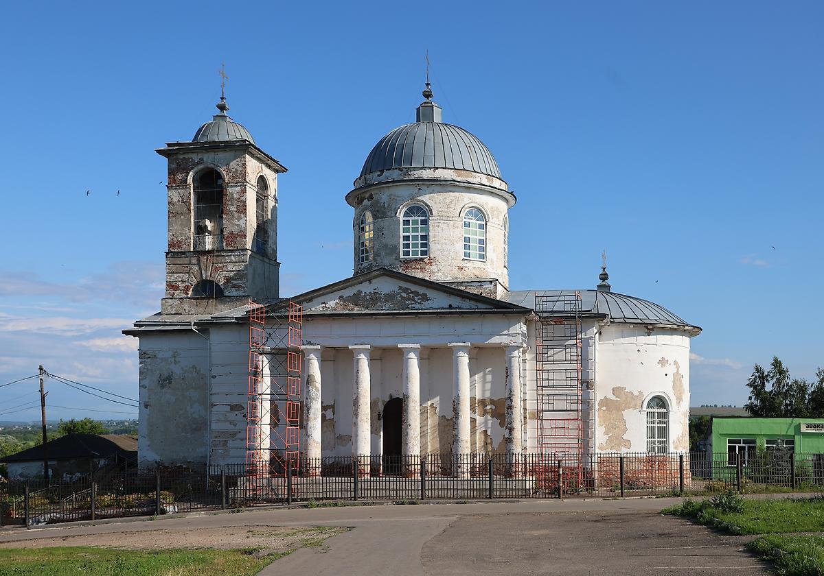 фасады. Церковь Николая Чудотворца, Пожарки (Сергачский район, Нижегородская область)