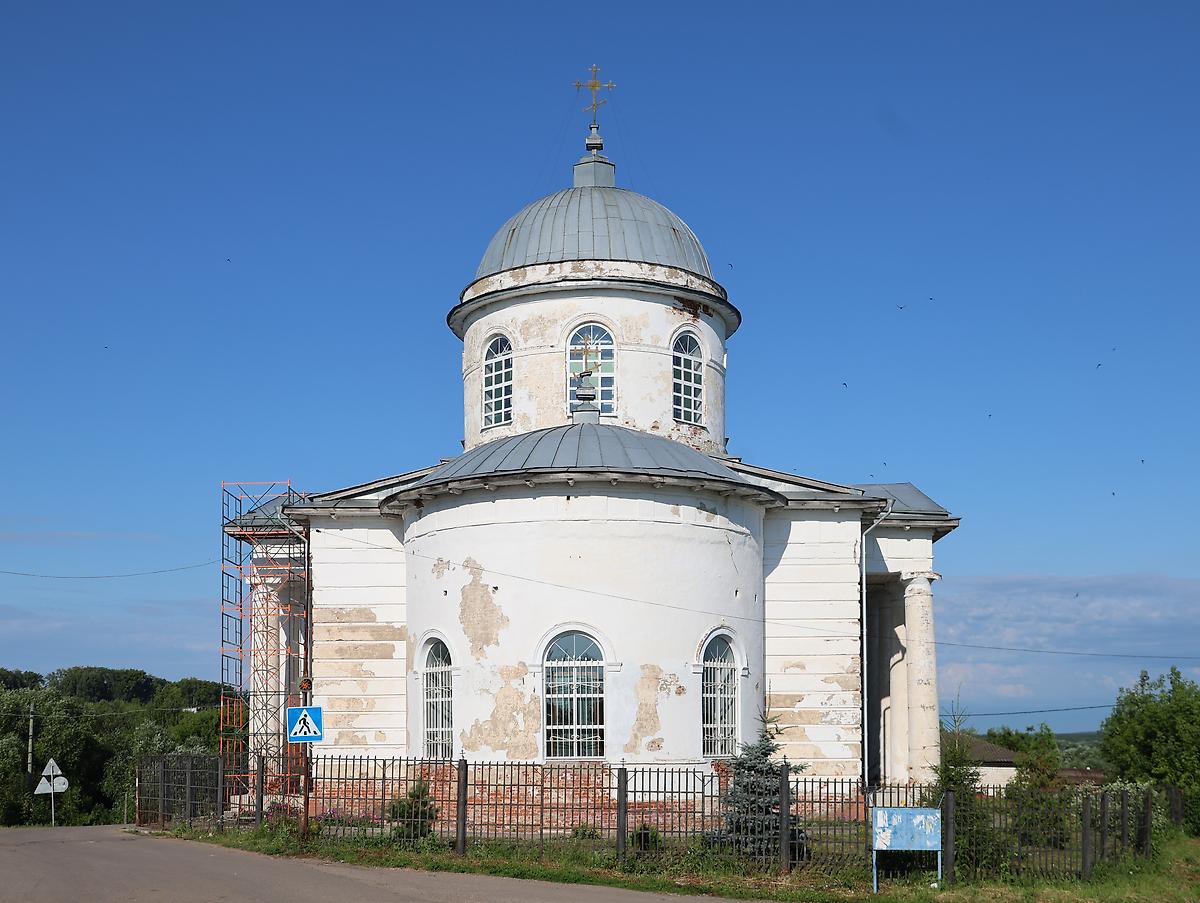 фасады. Церковь Николая Чудотворца, Пожарки (Сергачский район, Нижегородская область)