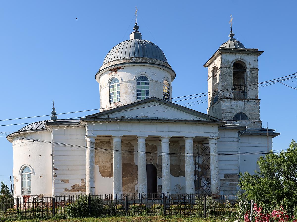фасады. Церковь Николая Чудотворца, Пожарки (Сергачский район, Нижегородская область)