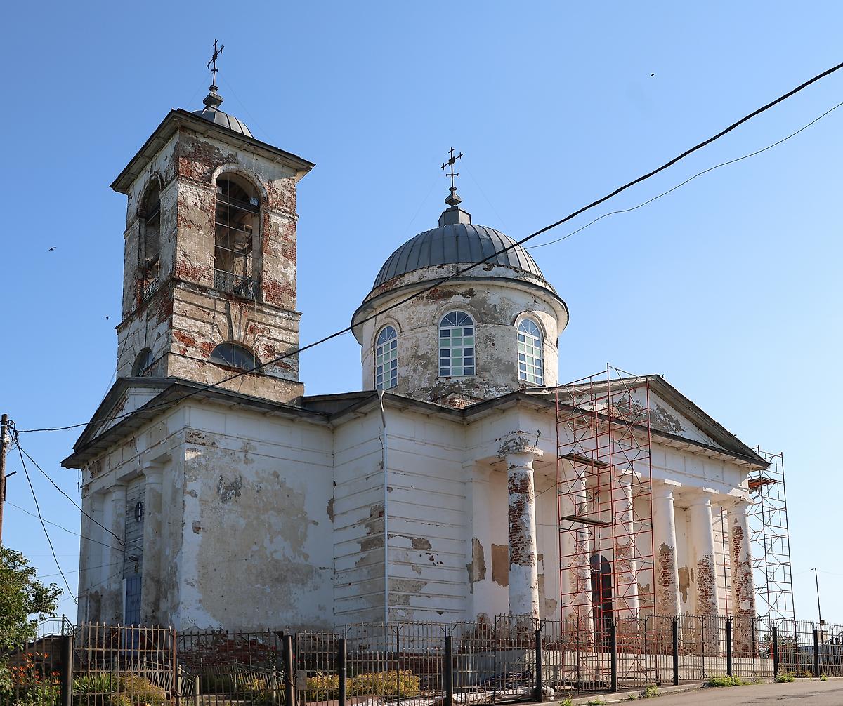 фасады. Церковь Николая Чудотворца, Пожарки (Сергачский район, Нижегородская область)