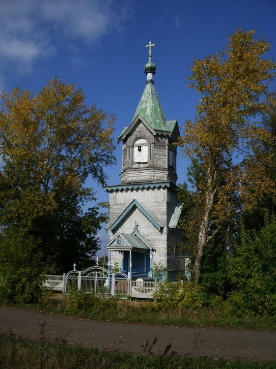 Лопатино. Церковь Николая Чудотворца. фасады, Колокольня церкви