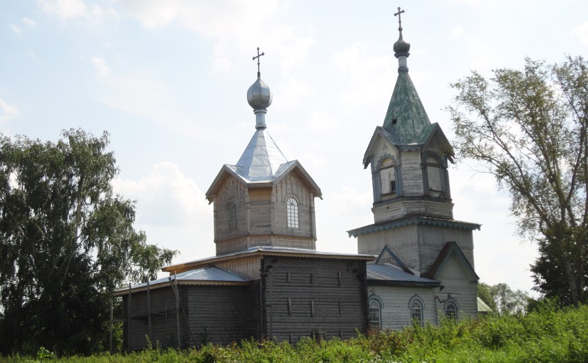 Лопатино. Церковь Николая Чудотворца. фасады