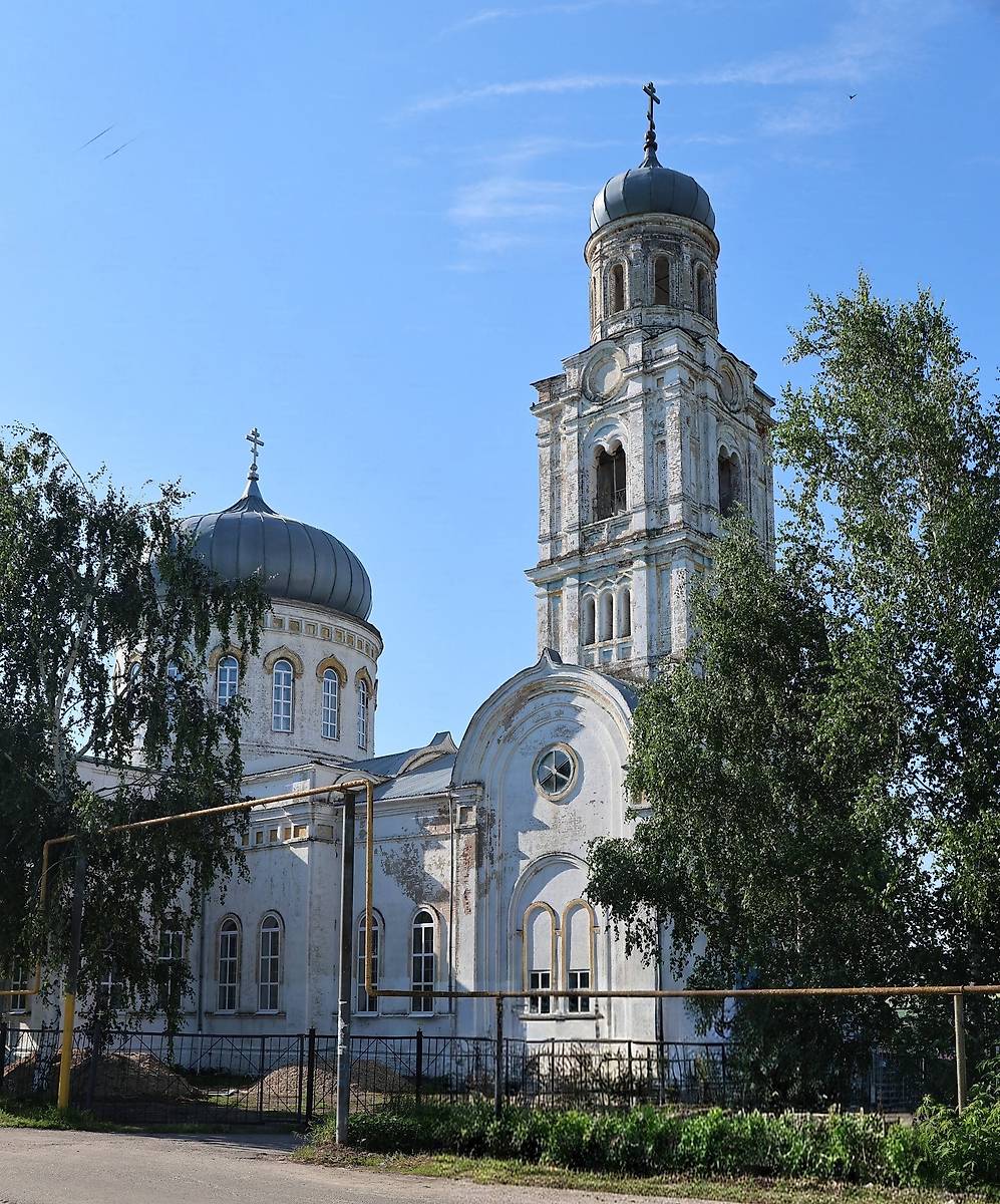 фасады. Церковь Михаила Архангела в Кладбищах, Сергач (Сергачский район, Нижегородская область)