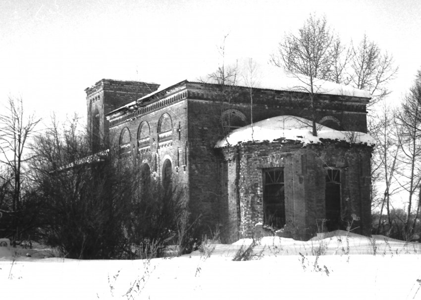 Буриново. Церковь Спаса Преображения. архивная фотография