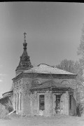 Церковь Спаса Преображения, Церковь Спаса Преображения в 1976 г., Буриново, Жуковский район, Калужская область
