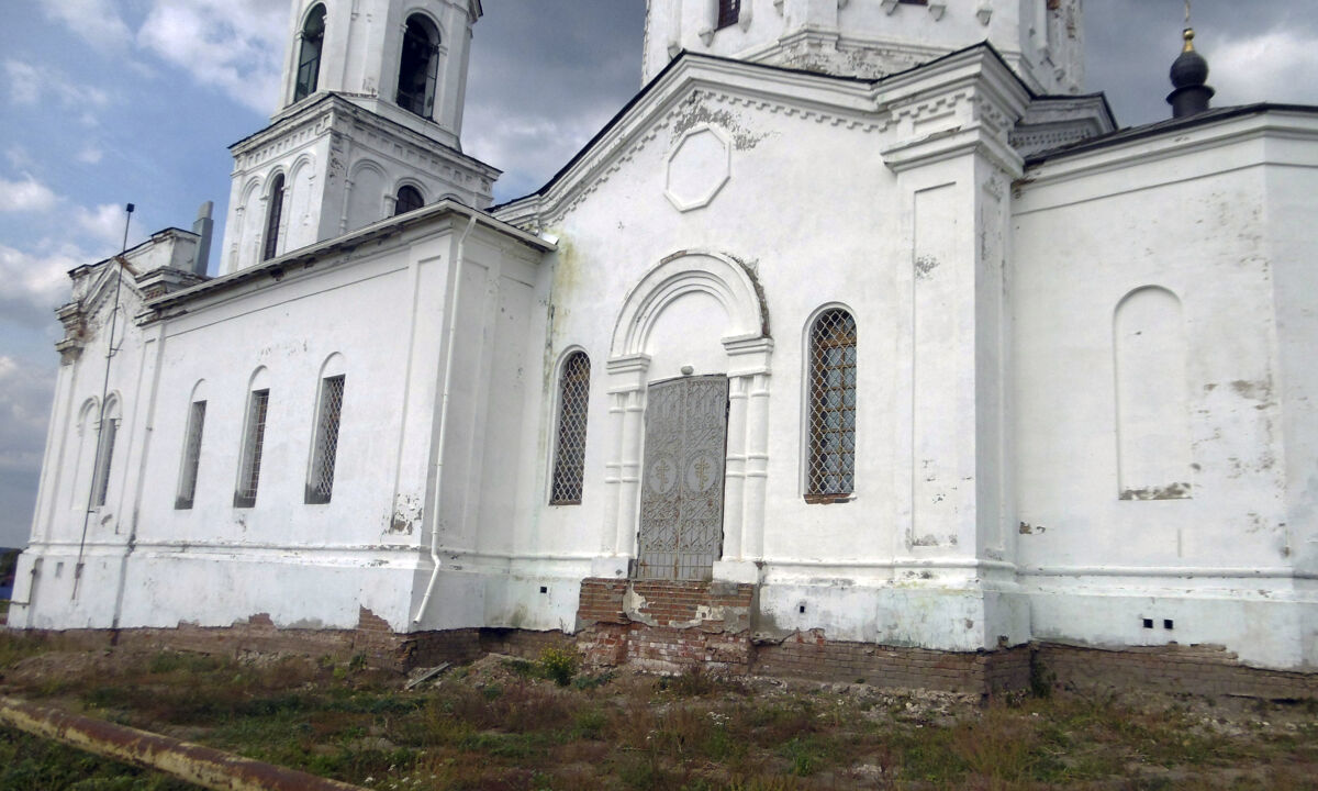 Церковь Илии Пророка в Ключёве, Сергач (Сергачский район, Нижегородская область). фасады, Северный фасад храма