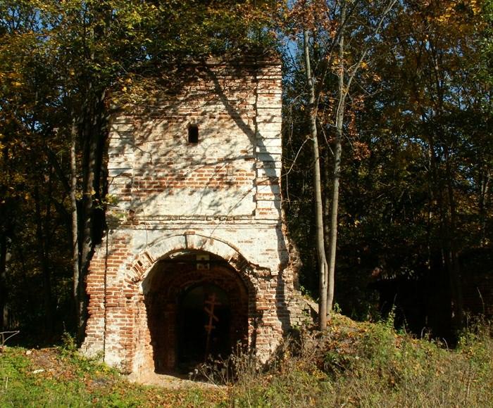 Церковь Владимирской иконы Божией Матери, Борщёвка (Вичугский район, Ивановская область). общий вид в ландшафте