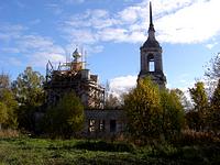 Церковь Димитрия Солунского, , Дмитриевское, Заволжский район, Ивановская область