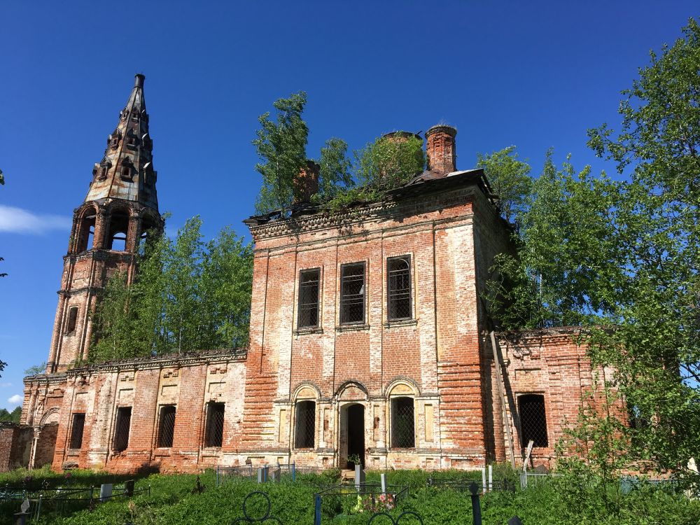 Малахово. Церковь Рождества Христова. фасады