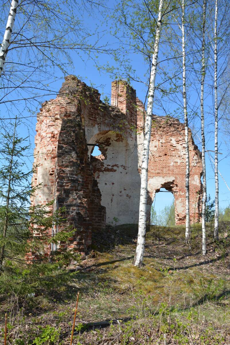 Церковь Троицы Живоначальной, Груздово (Куньинский район, Псковская область). фасады
