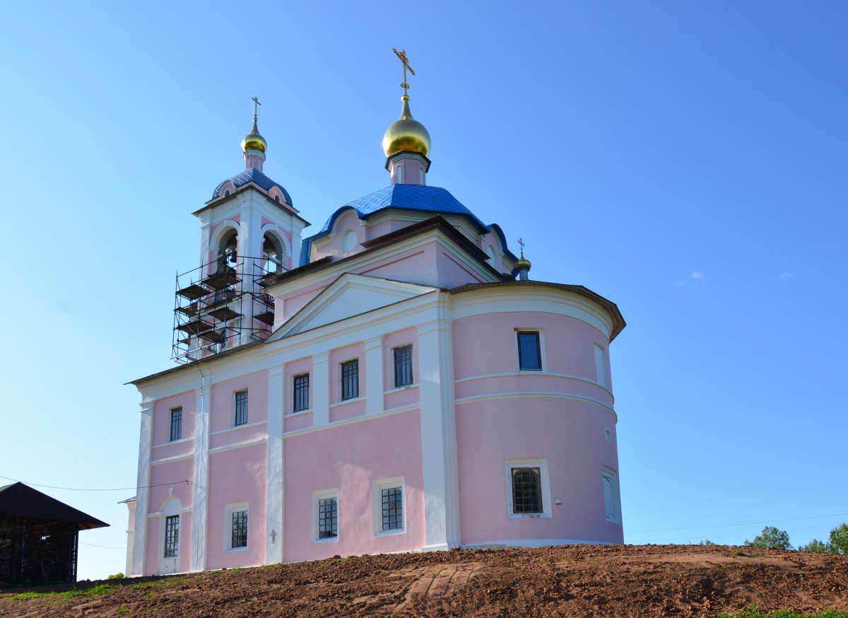 Лукино. Церковь Воздвижения Креста Господня. фасады