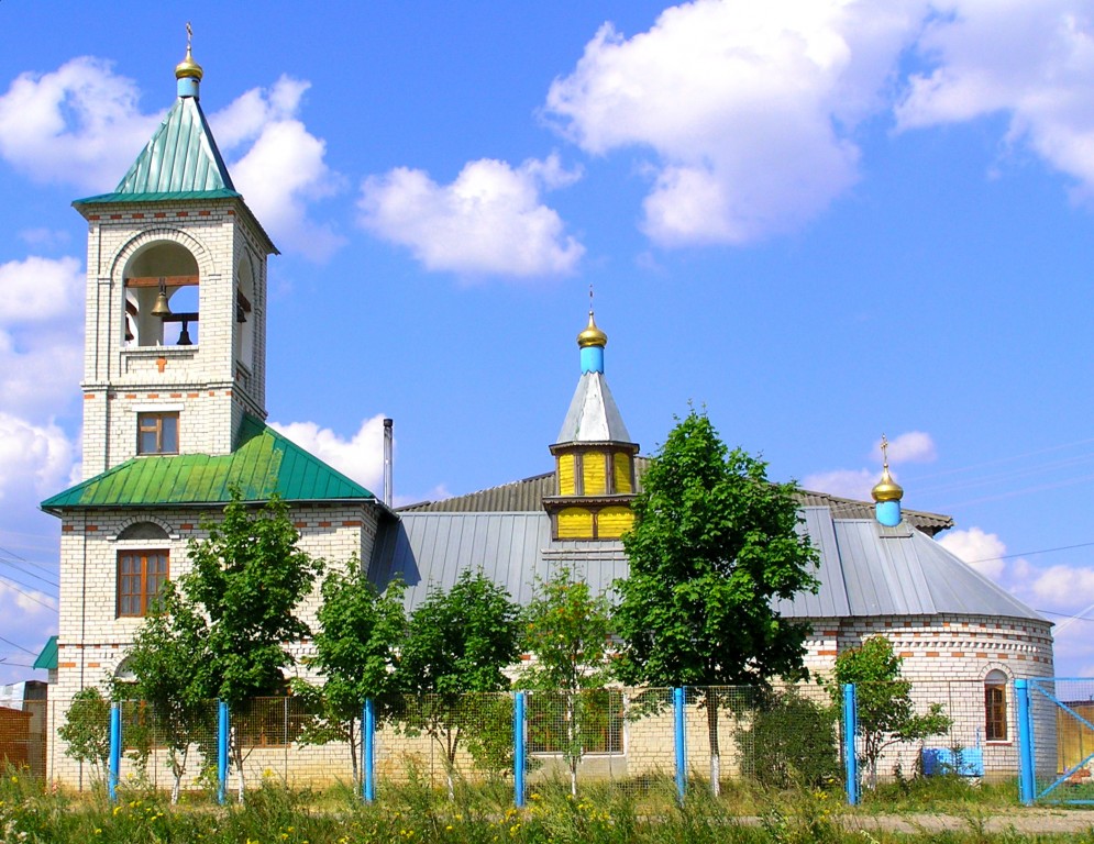 Бакшеево. Церковь Димитрия Солунского (новая). фасады