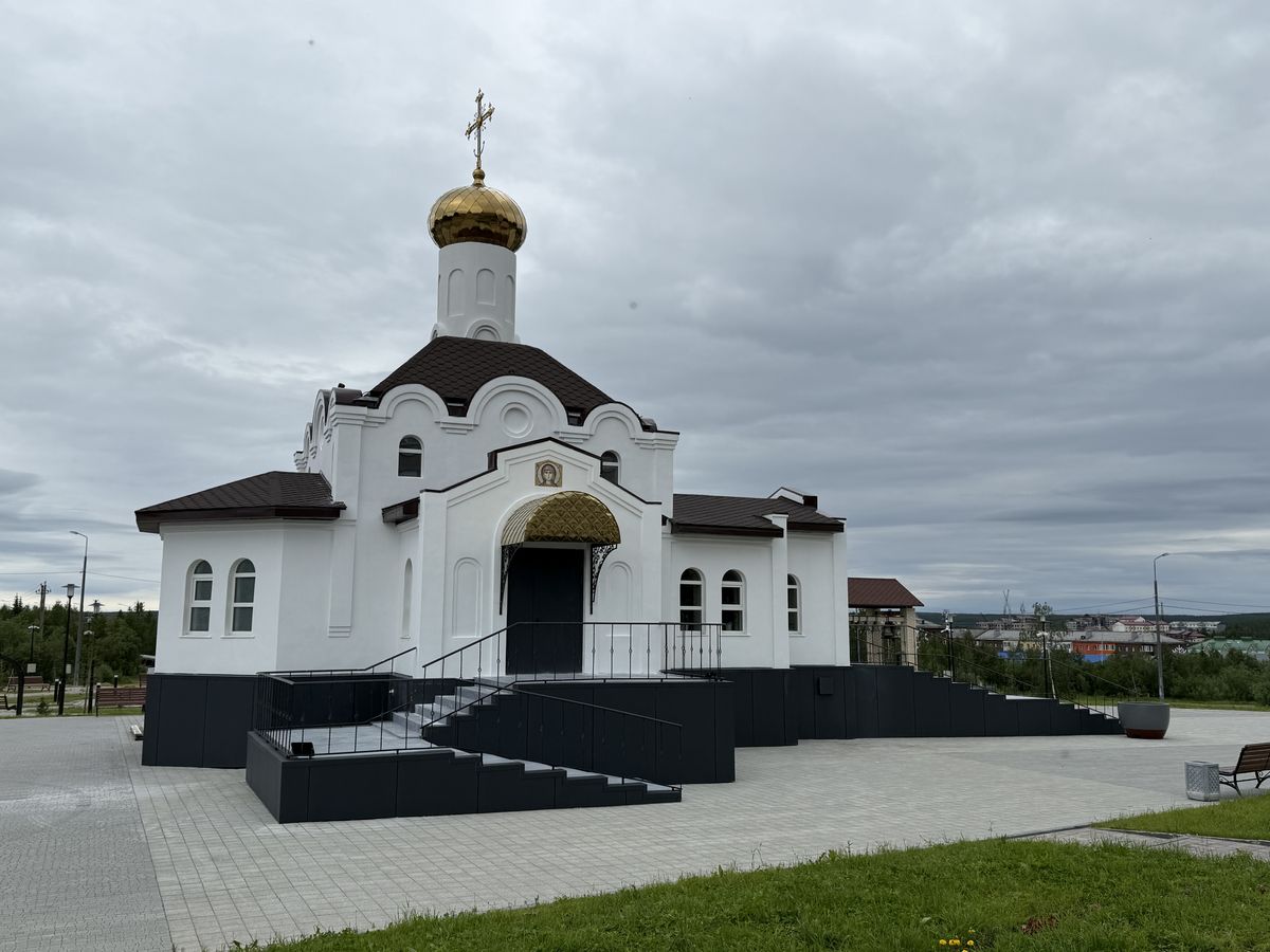 Церковь Рождества Пресвятой Богородицы, Харп (Приуральский район, Ямало-Ненецкий автономный округ). фасады, Вид с северо-востока