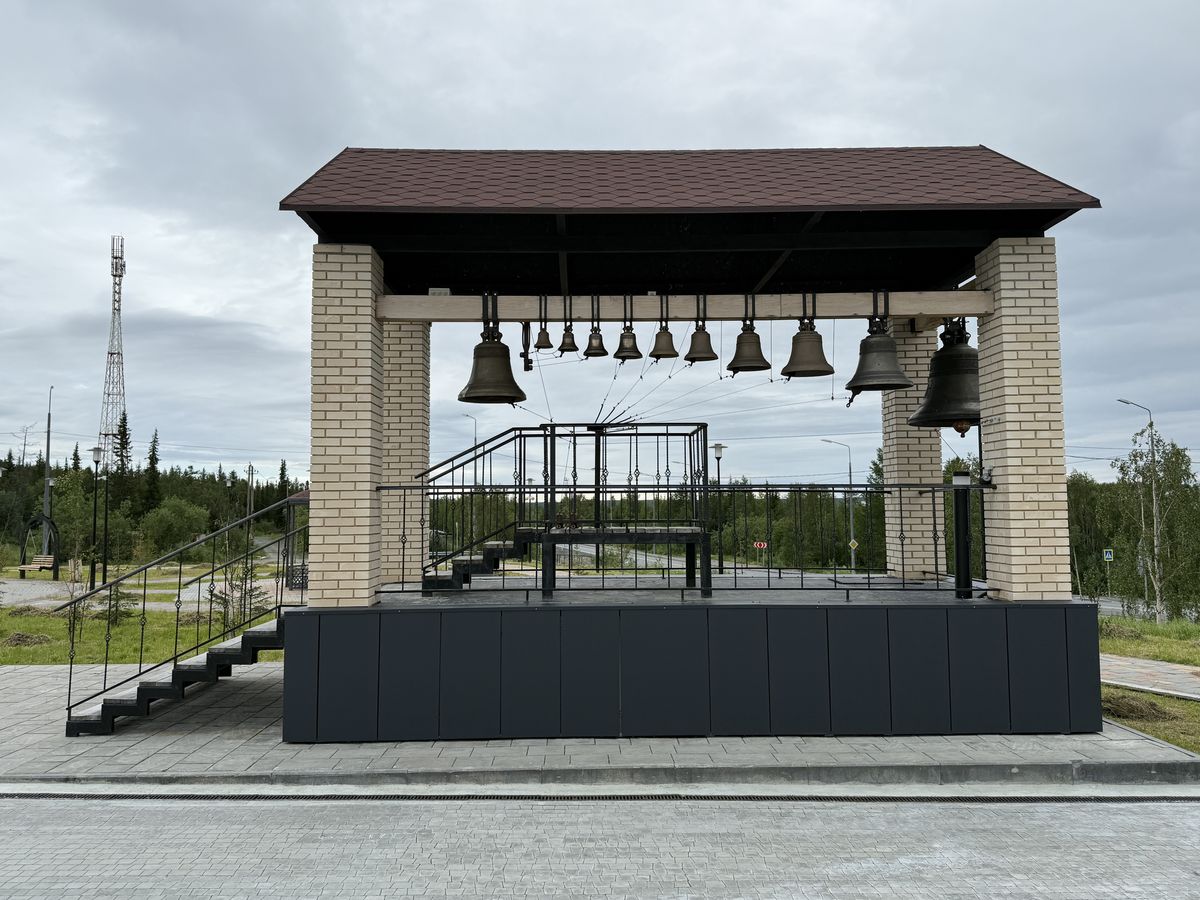 Церковь Рождества Пресвятой Богородицы, Харп (Приуральский район, Ямало-Ненецкий автономный округ). дополнительная информация, Звонница