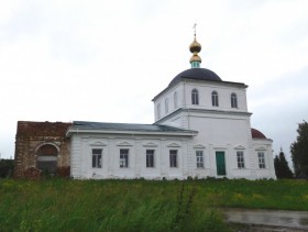 Толмачёво. Церковь Происхождения Честных Древ Креста Господня (Владимирской иконы Божией Матери)