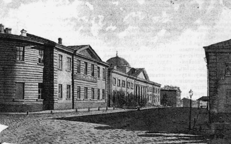 Домовая церковь Антония Великого при Университете, Харьков (Харьков, город, Украина, Харьковская область). архивная фотография, Рис. из журнала 