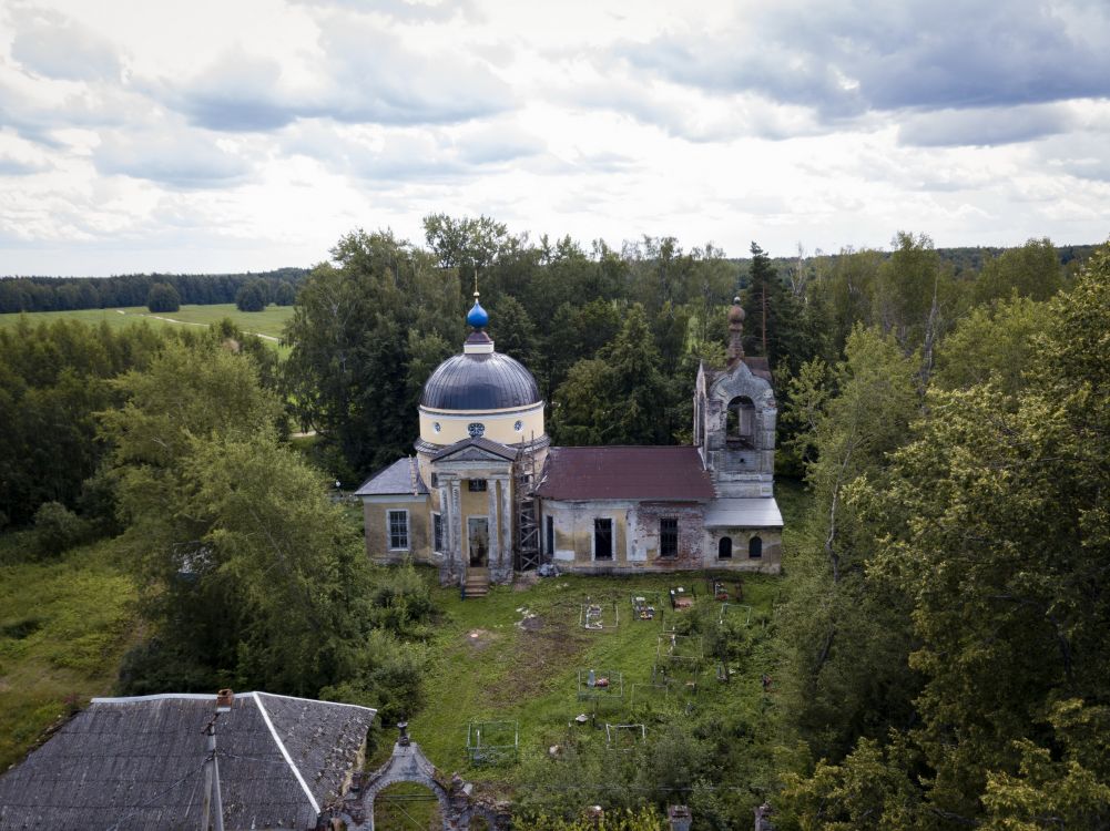 Церковь Казанской иконы Божией Матери, Кузьма-Демьян (Некоузский район, Ярославская область). фасады, Северный фасад