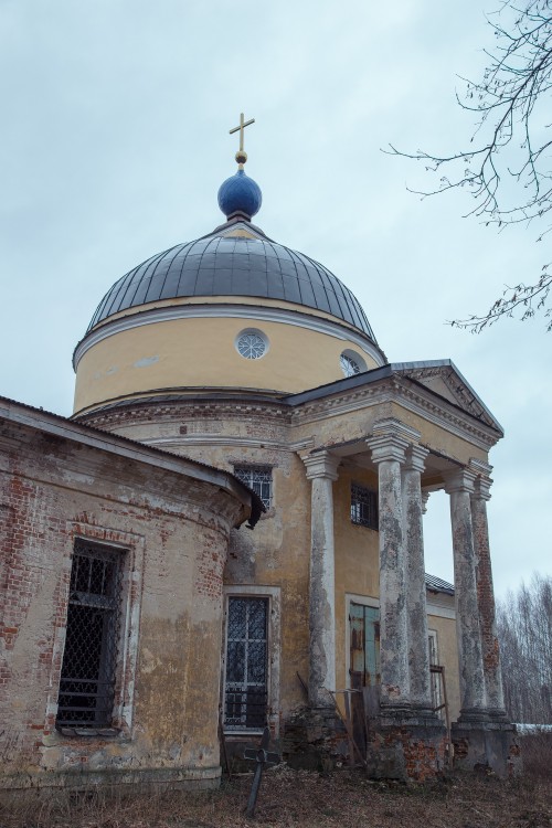 Церковь Казанской иконы Божией Матери, Кузьма-Демьян (Некоузский район, Ярославская область). фасады