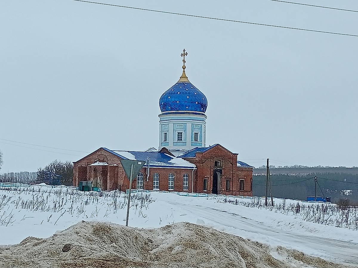 фасады. Церковь Казанской иконы Божией Матери, Каменка (Тербунский район, Липецкая область)