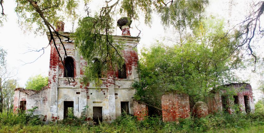 Гайново. Церковь Покрова Пресвятой Богородицы. фасады