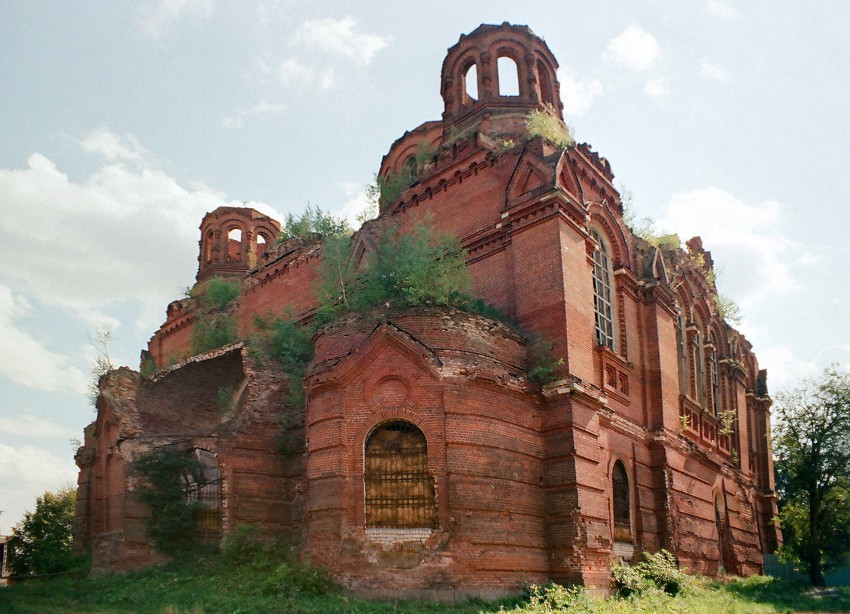 Ромашкино. Ильинский Троицкий монастырь. Собор Троицы Живоначальной. фасады