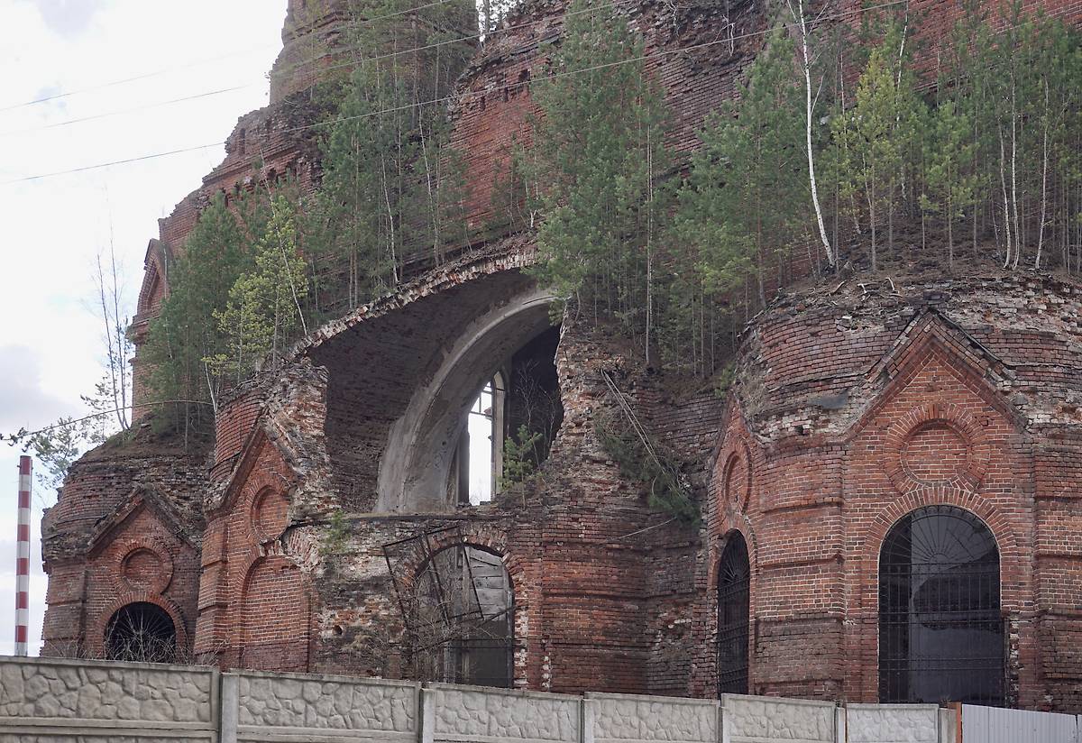 архитектурные детали. Ильинский Троицкий монастырь. Собор Троицы Живоначальной, Ромашкино (Кимрский район и г. Кимры, Тверская область)
