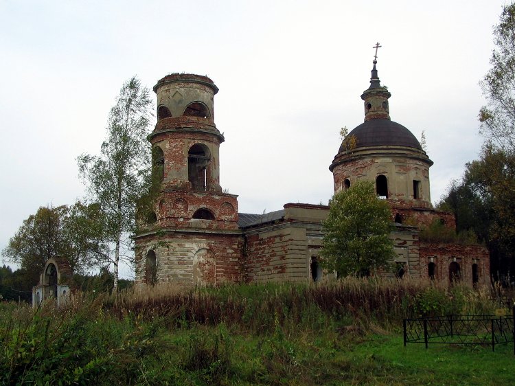 Пухлима. Церковь Николая Чудотворца. архитектурные детали, вид с юго-запада