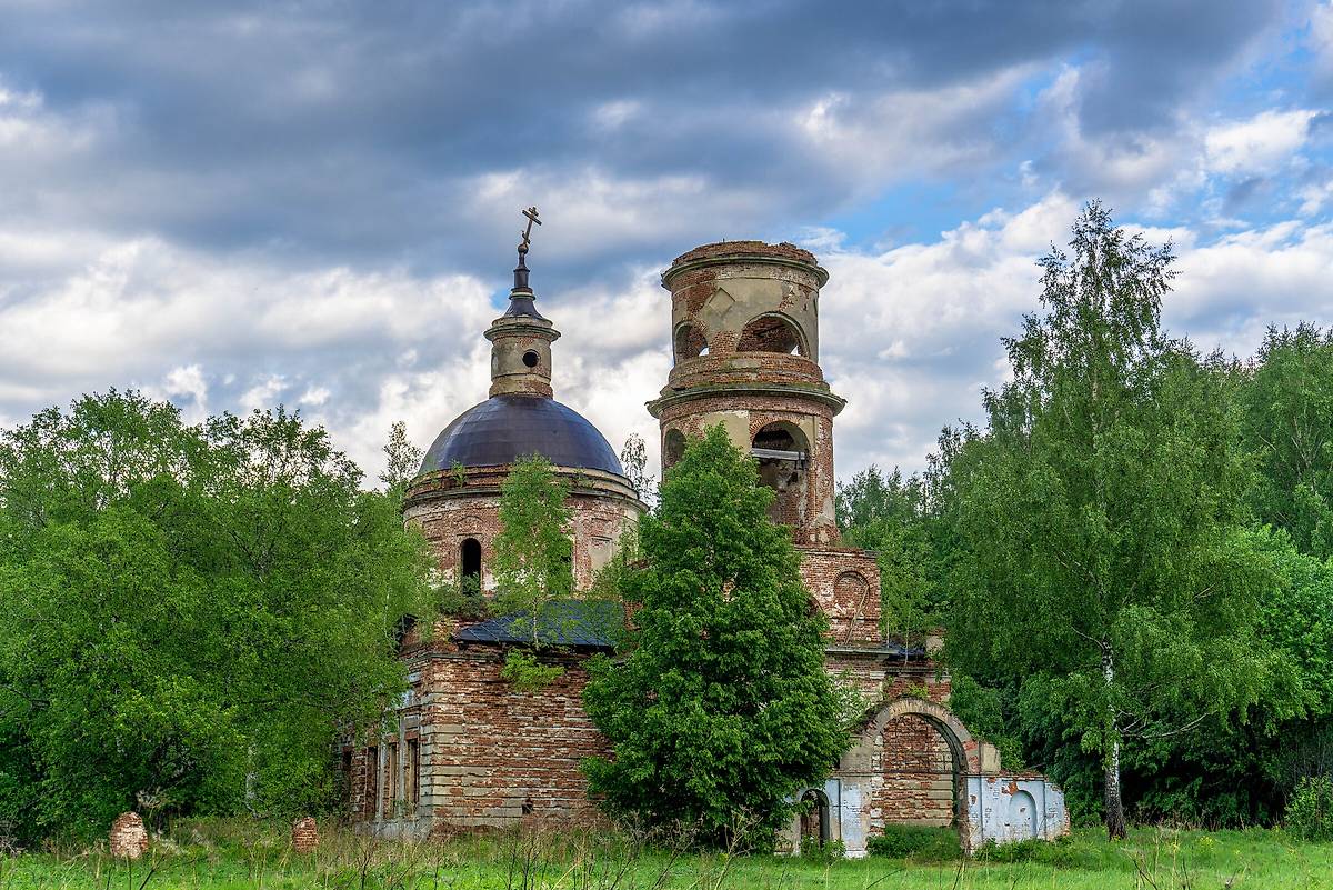 фасады. Церковь Николая Чудотворца, Пухлима (Кимрский район и г. Кимры, Тверская область)