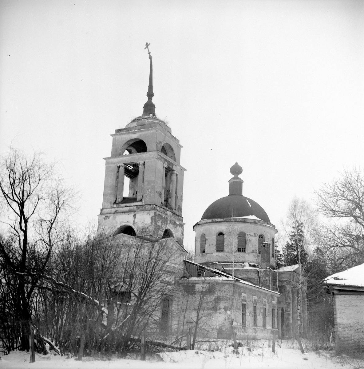 документальные фотографии. Церковь Троицы Живоначальной, Крутец (Конаковский район, Тверская область)
