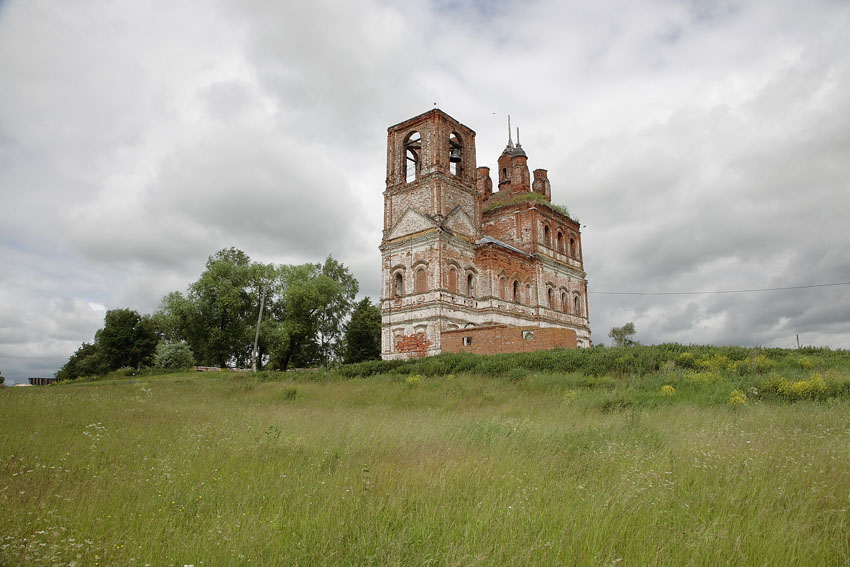 Церковь Иоанна Богослова, Туртино (Суздальский район, Владимирская область). общий вид в ландшафте