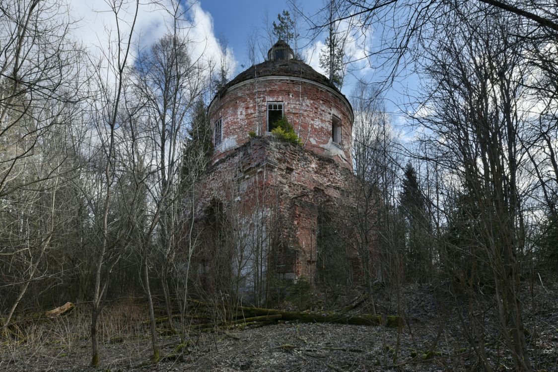 Архангельское, урочище. Церковь Михаила Архангела. фасады, Вид с северо-запада