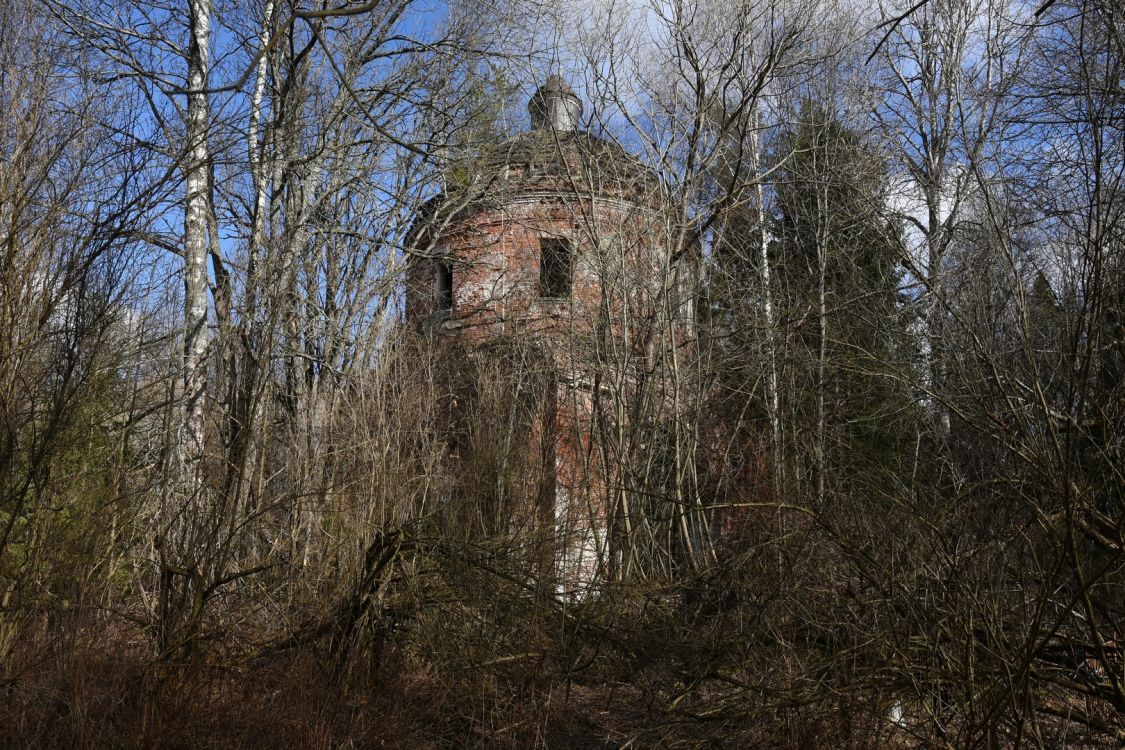 Церковь Михаила Архангела, Архангельское, урочище (Кимрский район и г. Кимры, Тверская область). дополнительная информация, Вид с юго-запада