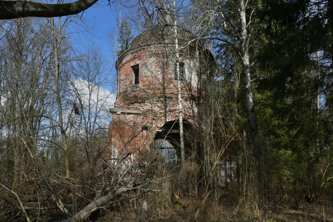 Церковь Михаила Архангела, Архангельское, урочище (Кимрский район и г. Кимры, Тверская область). фасады, Вид с юга