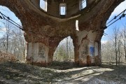 Церковь Михаила Архангела, Западная сторона основного объема<br>, Архангельское, урочище, Кимрский район и г. Кимры, Тверская область