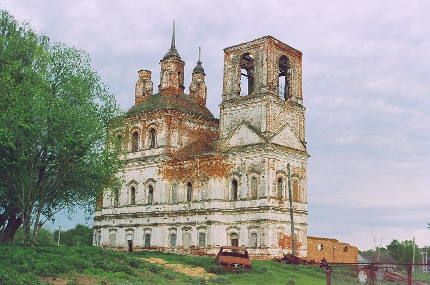Церковь Иоанна Богослова, Туртино (Суздальский район, Владимирская область). фасады, северо-западный фасад