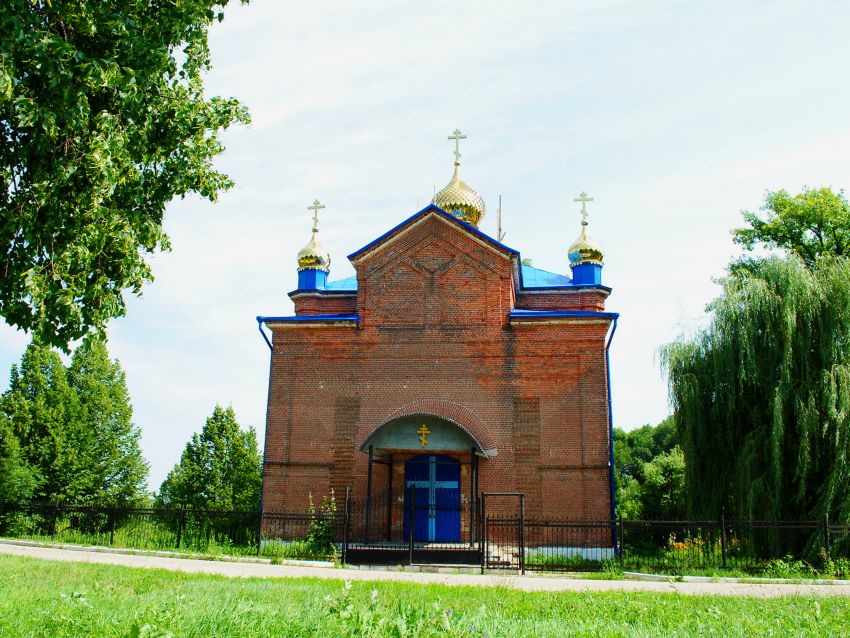 Церковь Покрова Пресвятой Богородицы, Клейменово (Орловский район, Орловская область). фасады, Вид на храм с запада