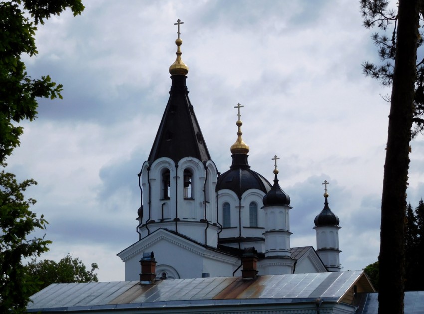 Валаамские острова. Спасо-Преображенский Валаамский монастырь. Скит Всех Святых. Церковь Всех Святых. архитектурные детали, Завершение церкви