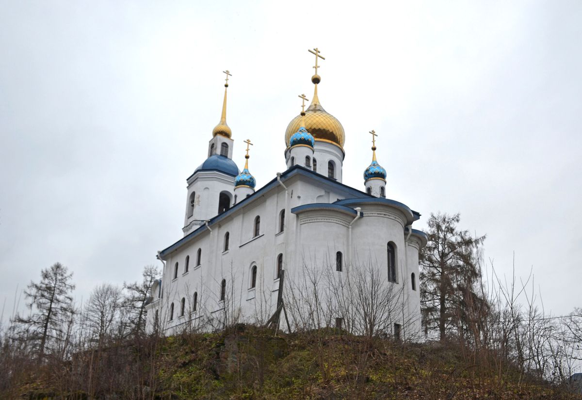 Иоанно-Богословский Череменецкий мужской монастырь. Собор Иоанна Богослова, Череменец (Лужский район, Ленинградская область). фасады