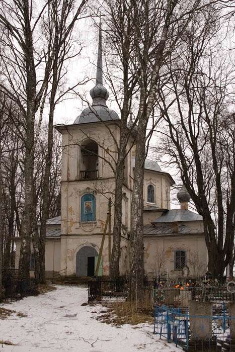 Павы. Церковь Покрова Пресвятой Богородицы. фасады, Западный фасад