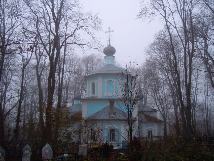 Церковь Покрова Пресвятой Богородицы, Павы (Порховский район, Псковская область). фасады, снято 5 ноября 2011 г.