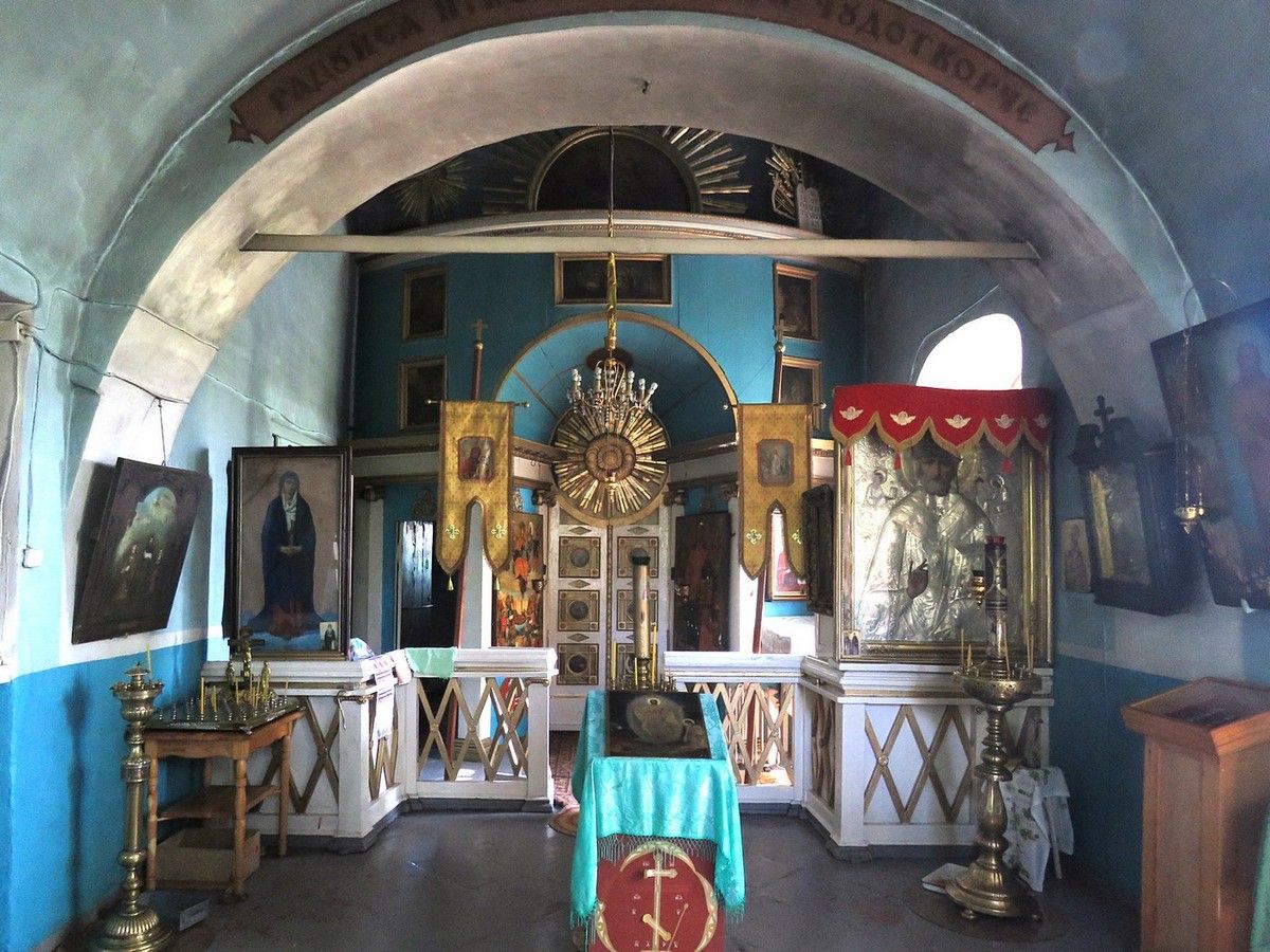 Церковь Покрова Пресвятой Богородицы, Павы (Порховский район, Псковская область). интерьер и убранство, Южный придел, интерьер